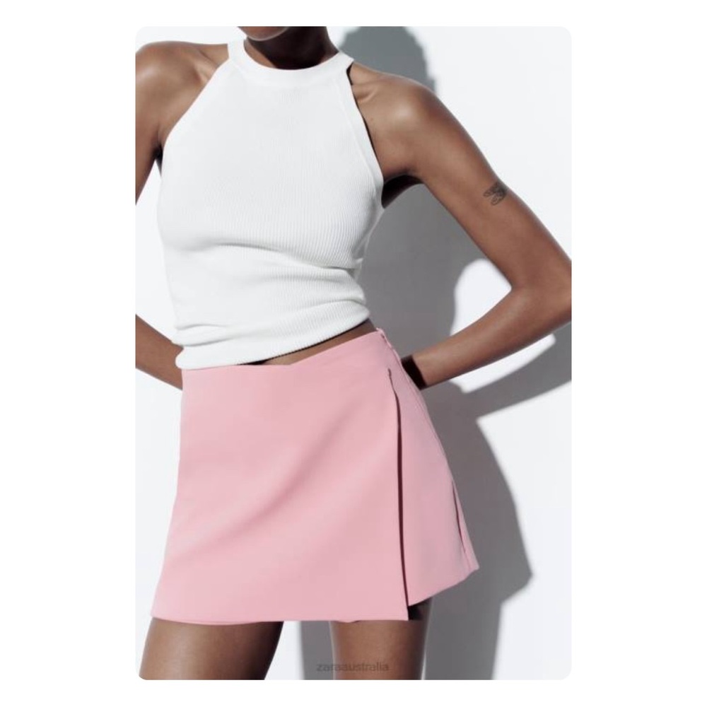★ Zara Asymmetrical Skort - Pink ★